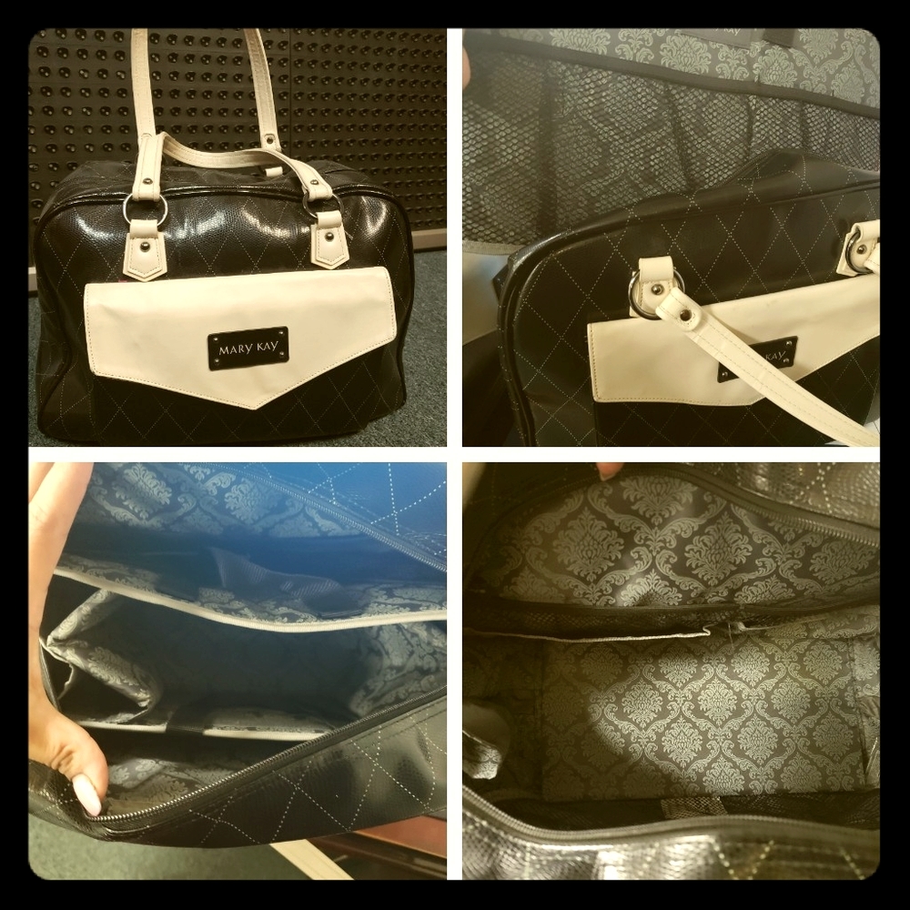 A duffle cosmetics bag from Mary Kay